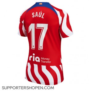 Atletico Madrid Saul Niguez #17 Hemma Matchtröja Dam 2022-23 Kortärmad